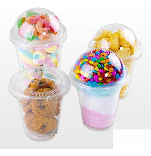 Imagem 9 de 9 de 50 Copo Bolha Pequeno 120ml (4oz) Pote Bolha S/furo Envio