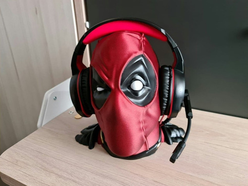  Archivo Stl Impresión 3d - Deadpool Soporte Para Audifonos