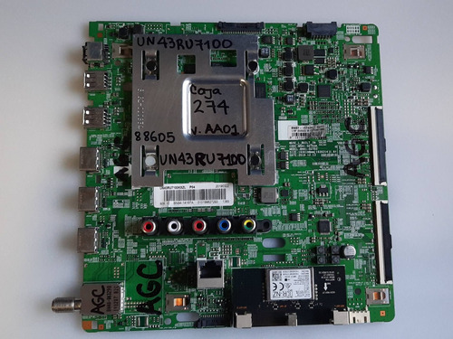 Main Board O Tarjeta Principal Tv Led Samsung Un43ru7100 