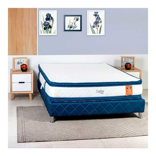 Colchón Romance Relax Doble Espumado Zafiro New 140 X 190 Cm