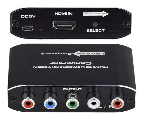 Convertidor De Hdmi A Componente Con Función De Escala...