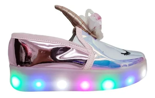 Tenis de online unicornio con luz