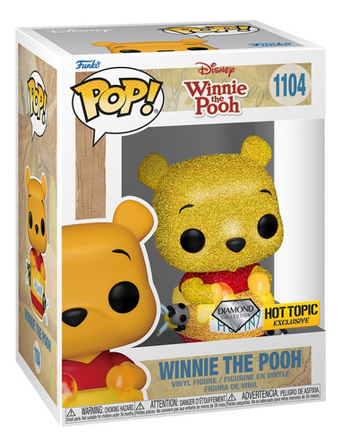 Funko Pop Winnie The Pooh #1104 Hot Topic Diamond