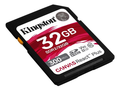 Memoria Sd Kingston Canvasreact Plus 32gb Uhs-ii U3 V90 300m (Usado)