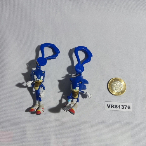 Llaveros Sonic Boom Dos Piezas Sonic Vrs 1376