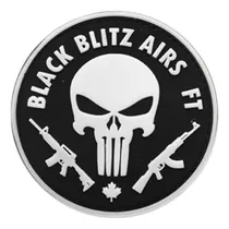 Comprar Parche Punisher Ak Bba Pvc Gotcha Airsoft Paintball Pistola