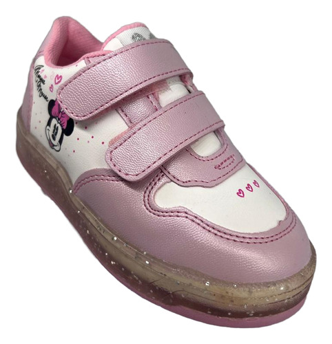 Tenis Casuales Disney Para Niña Estilo 332535 Color Blanco