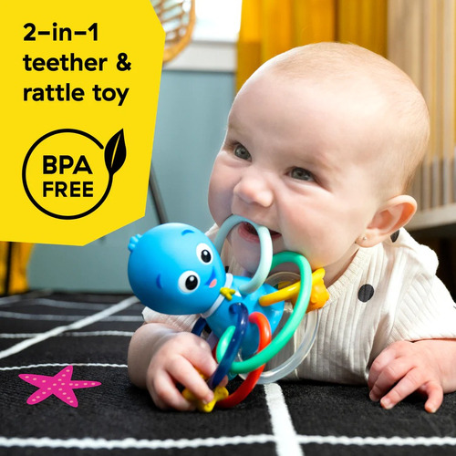 Mordedera Para Bebé Baby Einstein Forma Pulpo De Plástico W.