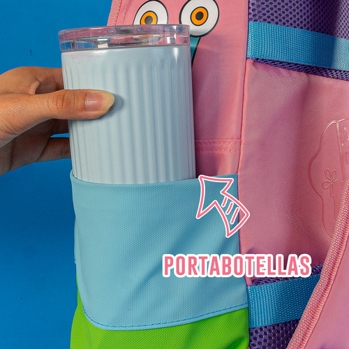 Mochila Bob Esponja Gary Reforzada Porta Notebook