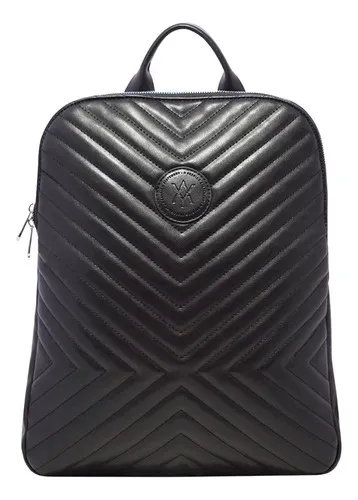Mochila 47 Street Cuero Negra MercadoLibre