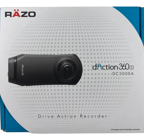 Razo Dc5000a D'action 360s, 360 Grados Dash Cam: 7.3