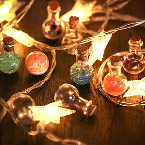 (f) Mini Botellas De Vidrio Con Tapón De Corcho For Decorac