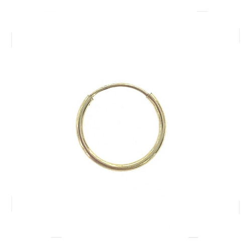 Mini Arracada 11mm Oro 14k Kt / Niña Mujer Regalo 1 Pieza