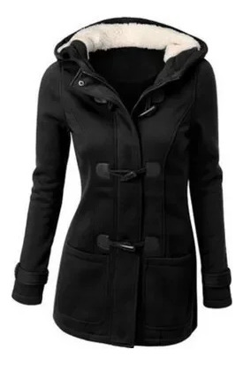 Sudadera Coreana Con Capucha Y Forro Polar Para Mujer