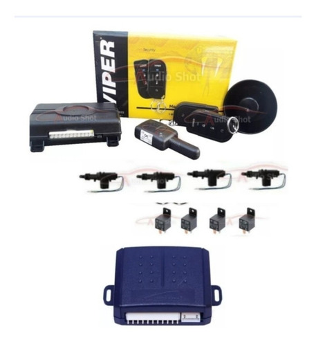 Alarma Viper  3106v+4seguros Electricos+4 Relays+interfaz4v