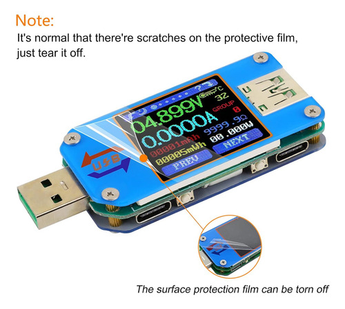 Medidor De Alimentación Usb, Cc 4-24 V, 5 A, Lcd, Usb ...