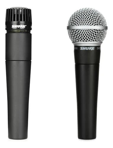 comprar Set De Micrófonos Shure Sm57 Y Sm58 Professional Dynamic
