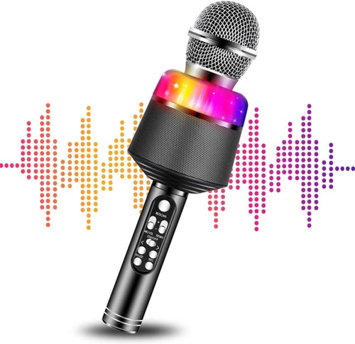 Micrófono De Karaoke Mixi Para Niños, Inalámbrico, Blue