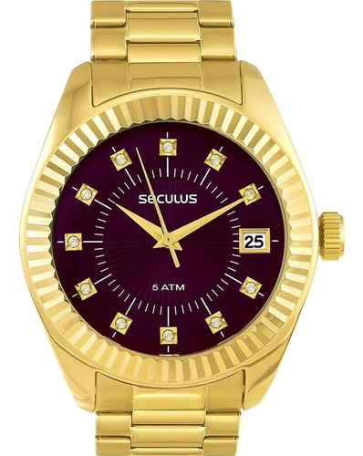 Relógio Feminino Seculus 13019lpsvds6 Barato Original