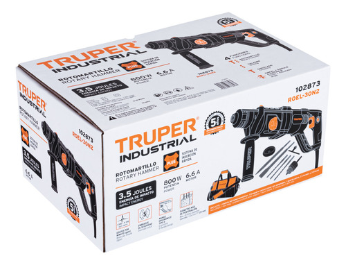 Rotomartillo Industrial Truper Roel-30n Con Sds Plus