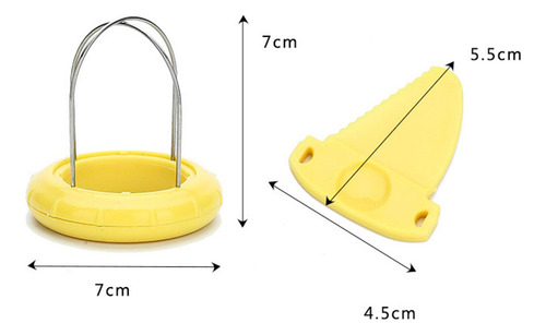 Kiwi Cutter Kiwi Fruit Scoops Handheld Kiwi Fruit Amarillo