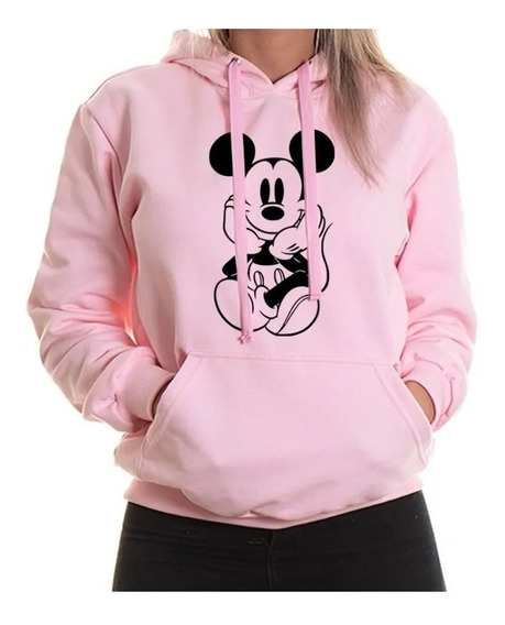 moletom feminino minnie e mickey