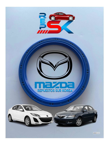 Retén Trasero Cigüeñal Mazda 3 1.6 2003/2013 Mazda 2 2008/14