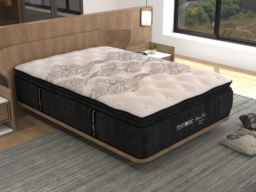 Colchón King Size Restonic Memory Foam Euro Latex Premium