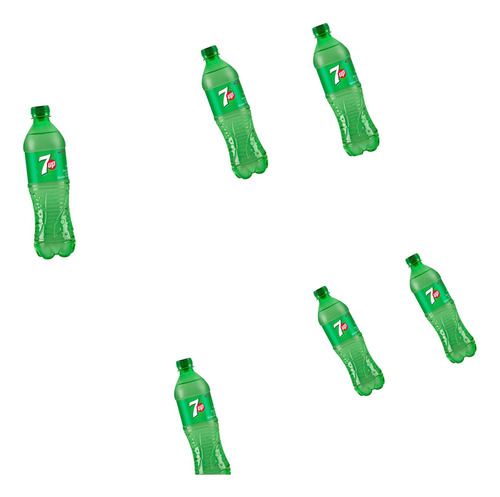 Refresco 7up Sabor Lima Limón Sin Azúcar 600 Ml 6pzas