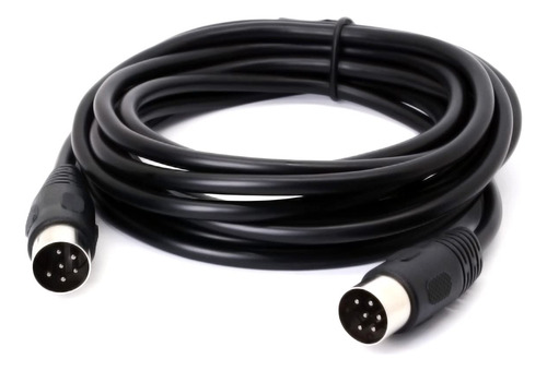 Cable Midi Din 6 Pines Macho A Macho 3 Metros Pentru Instrum