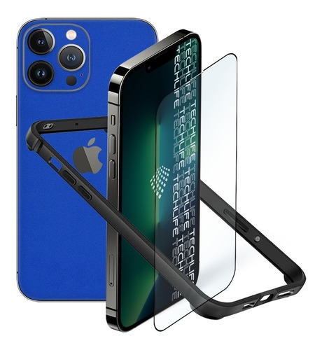 Funda Case Protector 360 Para iPhone 13 Pro Color Blue