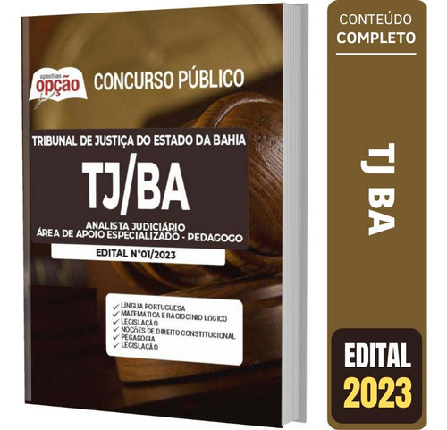 Apostila Concurso Tj Ba - Pedagogo