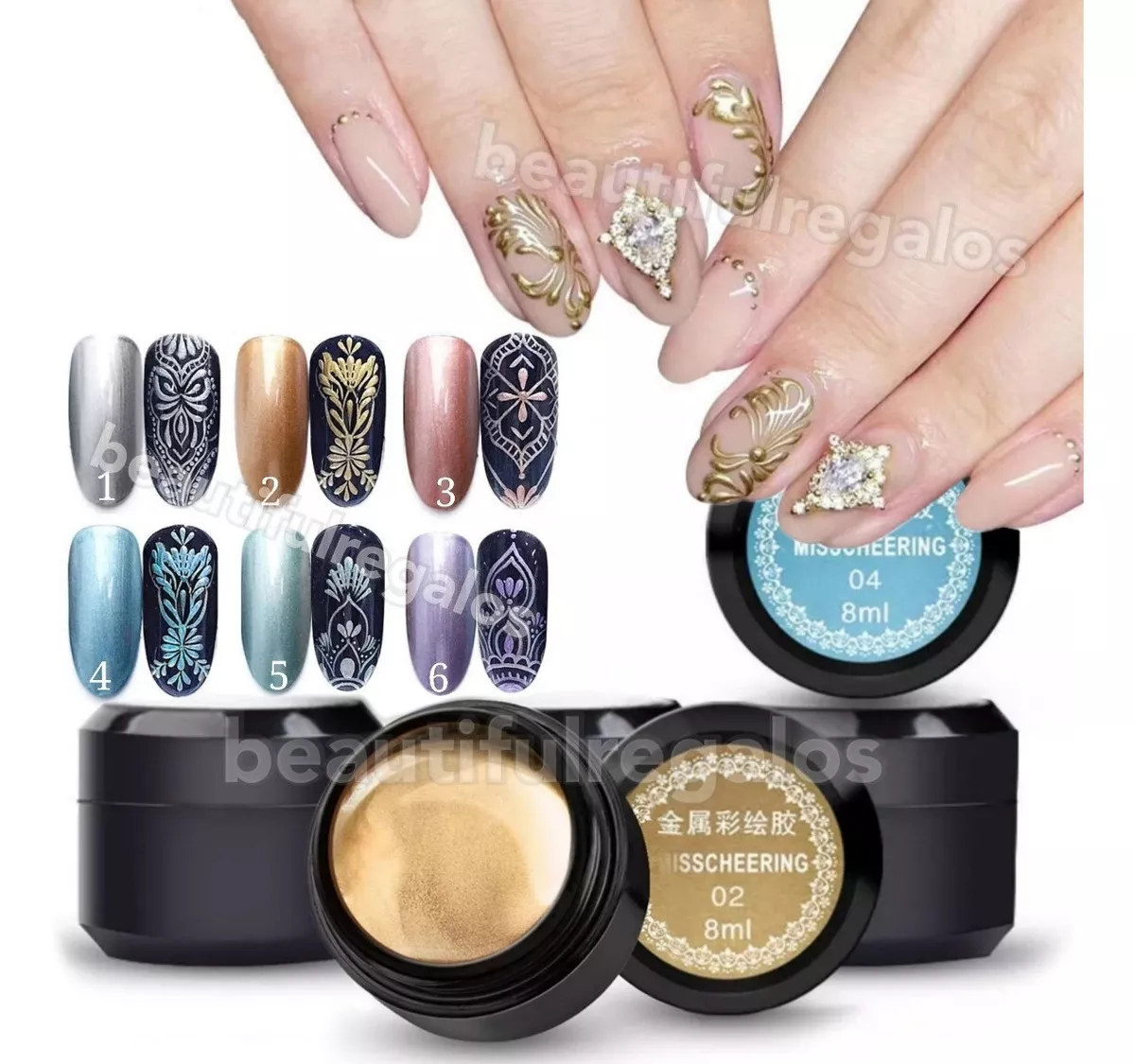 Tercera imagen para búsqueda de gel full nails