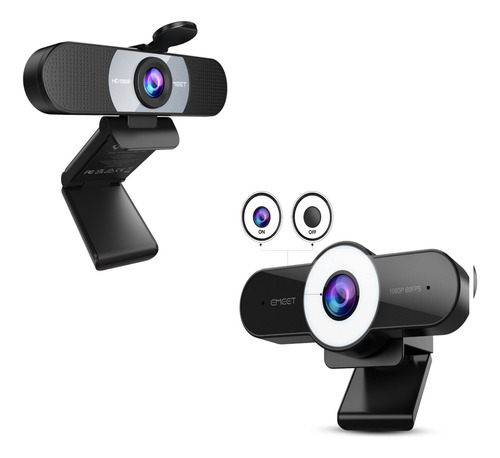 Camara Emeet C960 Microfono Pc Pov 90° 2 Cancelacion Ruido