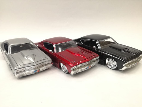 1969 Chevy Chevelle Ss Escala 1:24 Autos A Escala Colección 