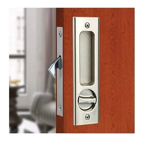 Imagen 6 de 8 de Cerradura Incrustar De Lujo Pico Loro Puertas Corredizas