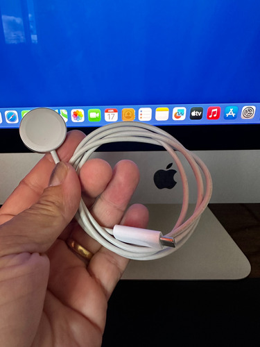 Cabo Magnético Para Carregador Apple Watch Usb C 1m