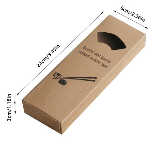 Kit De Sushi 100% Bambú Rolling Mats Arroz Arroz