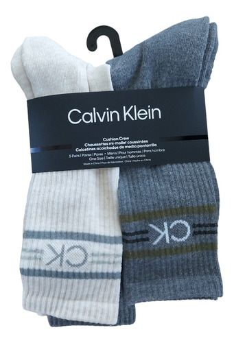 Calcetines Acolchados Calvin Klein Original De Hombre 5 Pzs