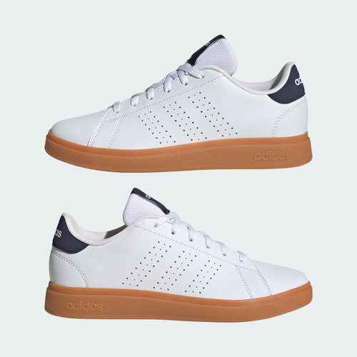 Tenis adidas Casual Advantage Base 2.0 Niños Blanco Ji4190