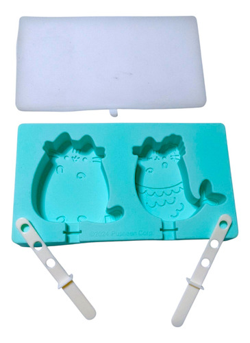 Molde De Silicon Para Paletas, Pusheen Amigos De Hello Kitty