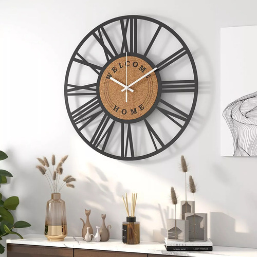 A Reloj De Pared Metálico Para Hogar, Sala De Estar,