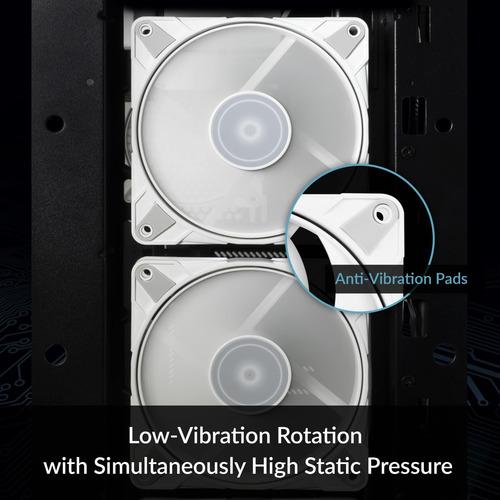 Ventilador De Pc Arctic P12 Max De Alto Desempenho 120 Mm Br
