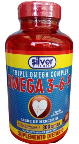 Triple Omega Complex 3 6 9 300 Cáps - Unidad a $533
