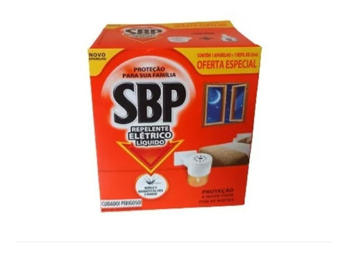 Inseticida Elétrica Sbp 45n( Kit 6aparelho + 6refil 35ml )