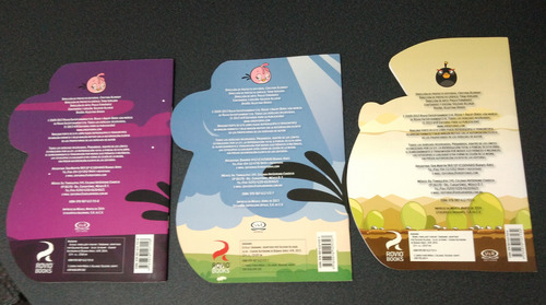 3 Libros Angry Birds.