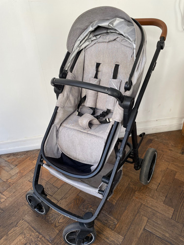 Cochecito Mega Baby Elite 3 En 1 - Noenvio Leerdescripcion Gris Negro (Usado)