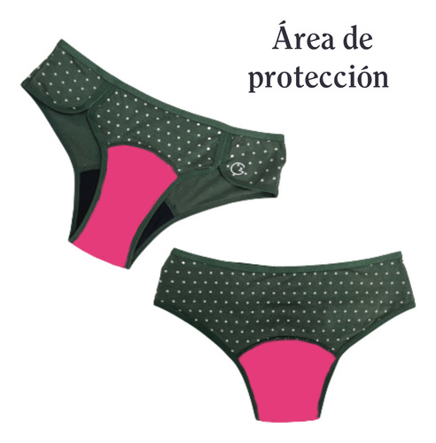 Calzón Menstrual Niñas Sport Algodón Hati Luna Segura