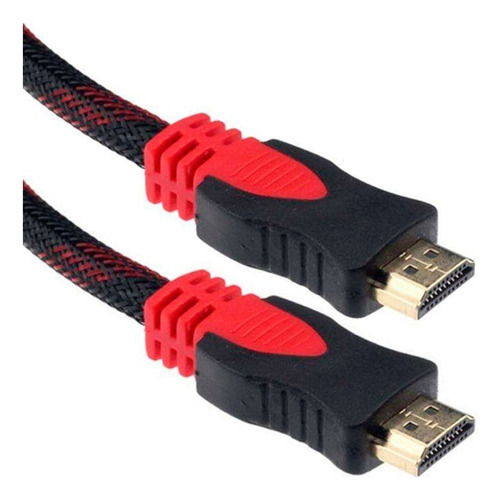 Cable Mallado Y Blindado Hdmi Macho A Macho Largo 5mts Nnet