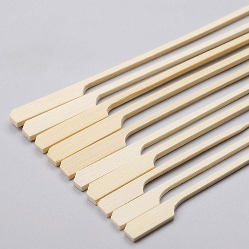 6 Brochetas De Bambú Para Asar - Paquete De 500 6 Piezas